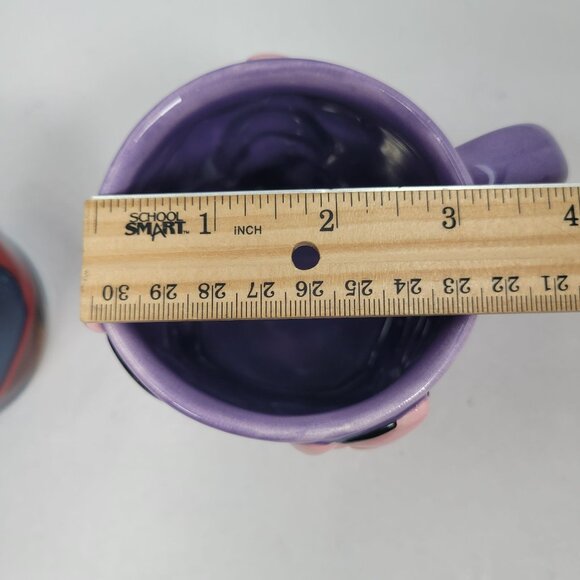 Disney World 2017 Mickey & Minnie Mouse 3D Ceramic Mugs Set Of 2 - Picture 9 of 9